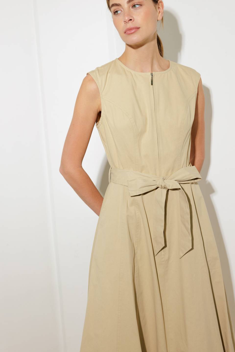 DELICATE DREAMS WOVEN MIDI DRESS - By Baano