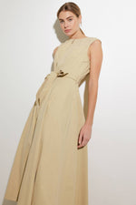 DELICATE DREAMS WOVEN MIDI DRESS - By Baano