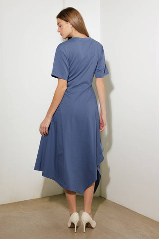 RIGHT ON CUE KNIT MIDI DRESS - By Baano