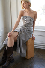 SECRET CRUSH TWILL MIDI DRESS - By Baano