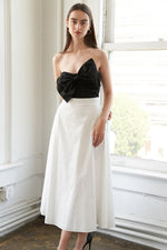 BLISSFUL BREEZE WOVEN MIDI DRESS - By Baano