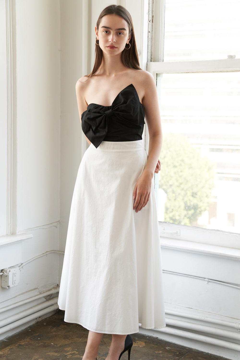 BLISSFUL BREEZE WOVEN MIDI DRESS - By Baano