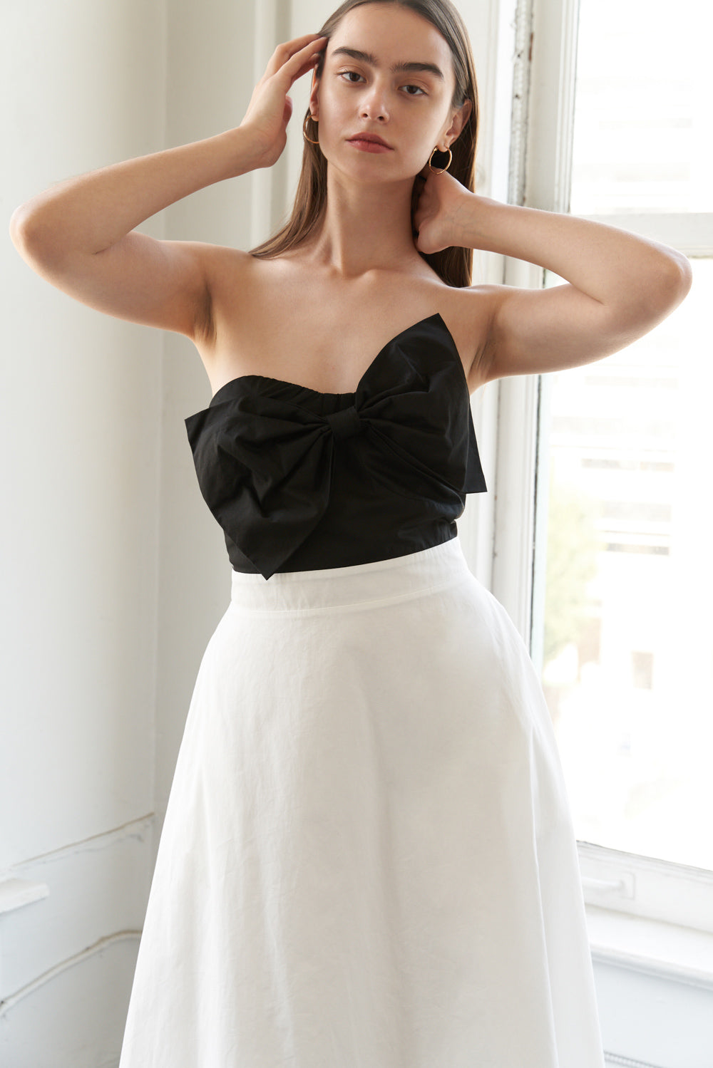 BLISSFUL BREEZE WOVEN MIDI DRESS - By Baano