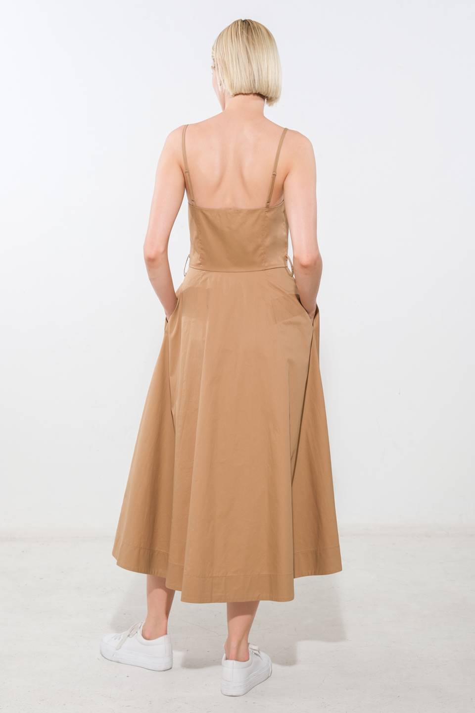 PROOF OF PERFECTION WOVEN MIDI DRESS - By Baano