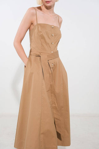 PROOF OF PERFECTION WOVEN MIDI DRESS - By Baano