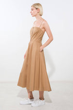 PROOF OF PERFECTION WOVEN MIDI DRESS - By Baano