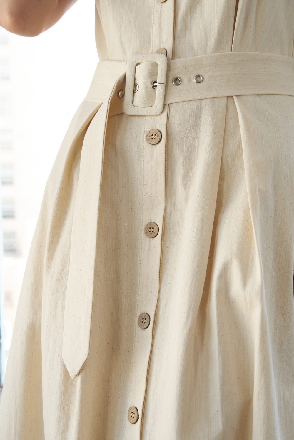 CALIFORNIA DREAMING WOVEN MIDI DRESS - By Baano