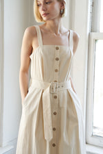 CALIFORNIA DREAMING WOVEN MIDI DRESS - By Baano