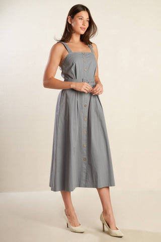 CALIFORNIA DREAMING WOVEN MIDI DRESS - By Baano