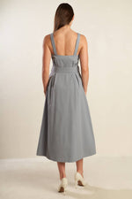 CALIFORNIA DREAMING WOVEN MIDI DRESS - By Baano