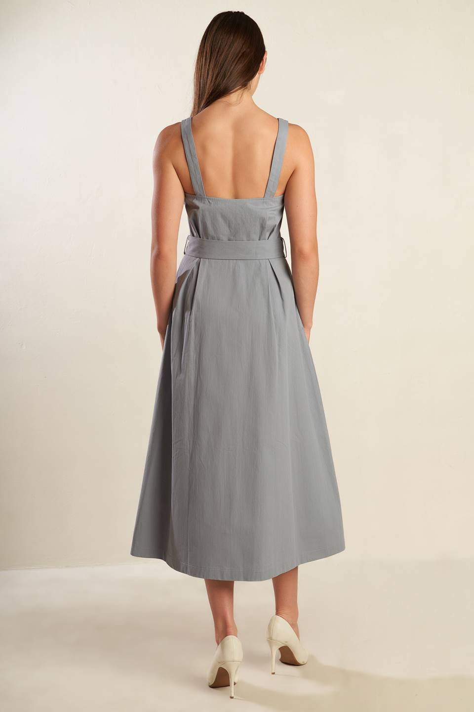 CALIFORNIA DREAMING WOVEN MIDI DRESS - By Baano