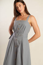 CALIFORNIA DREAMING WOVEN MIDI DRESS - By Baano