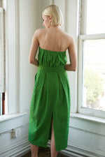 IN DOLLY WE TRUST WOVEN MIDI DRESS - By Baano