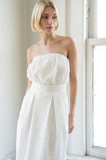 IN DOLLY WE TRUST WOVEN MIDI DRESS - By Baano