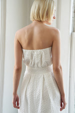 IN DOLLY WE TRUST WOVEN MIDI DRESS - By Baano