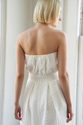 IN DOLLY WE TRUST WOVEN MIDI DRESS - By Baano