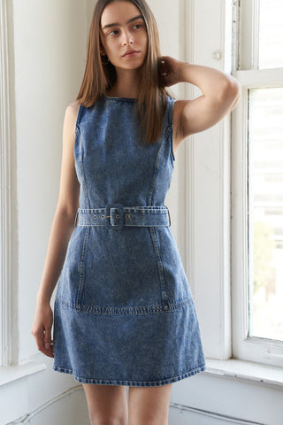 TURN A NEW LEAF MINI DRESS - By Baano