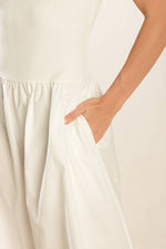 LIGHT UP THE SKY WOVEN MIDI DRESS - By Baano