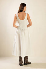 LIGHT UP THE SKY WOVEN MIDI DRESS - By Baano