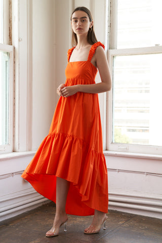 SUNBEAM SPLENDOR WOVEN MIDI DRESS - By Baano