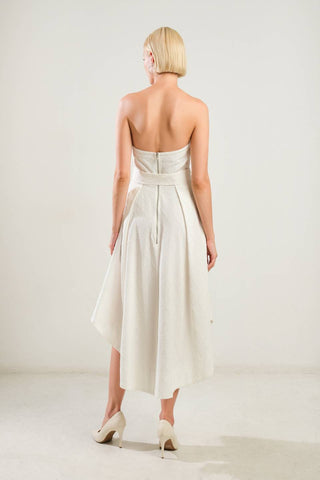 LIFE'S COMPASS WOVEN MIDI DRESS - By Baano