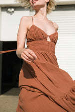 EFFORTLESS ELEGANCE WOVEN MAXI DRESS - By Baano