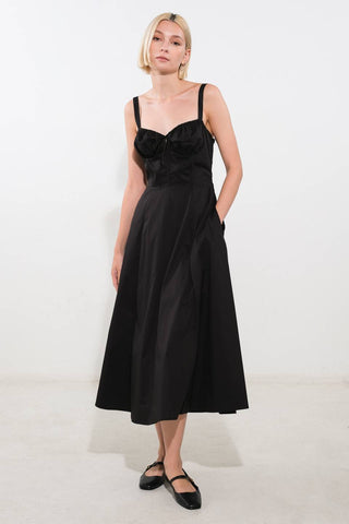 OCEANIC OPULENCE WOVEN MIDI DRESS - By Baano