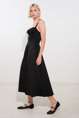 OCEANIC OPULENCE WOVEN MIDI DRESS - By Baano