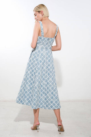 MADE TO BELIVE DENIM MIDI DRESS - By Baano