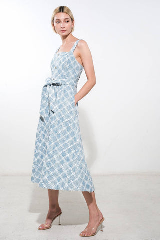 MADE TO BELIVE DENIM MIDI DRESS - By Baano