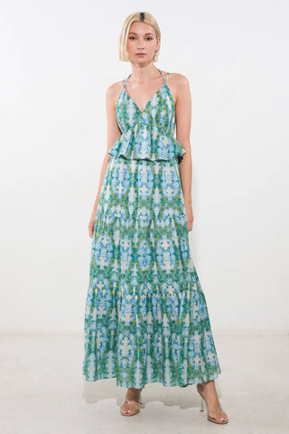 MOONLIGHT WHISPER WOVEN MAXI DRESS - By Baano