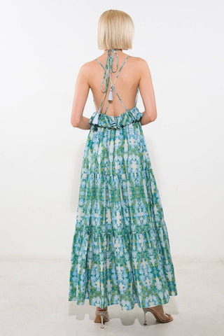MOONLIGHT WHISPER WOVEN MAXI DRESS - By Baano
