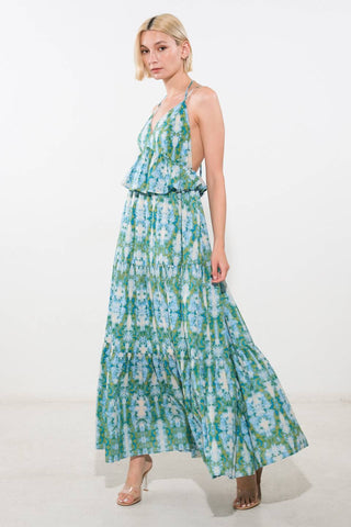 MOONLIGHT WHISPER WOVEN MAXI DRESS - By Baano