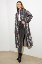 HERE & NOW WOVEN DENIM MIDI SHIRT DRESS - By Baano