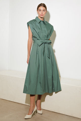 DEEPER CONNECTION WOVEN MIDI DRESS - By Baano