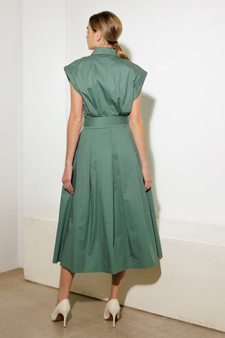 DEEPER CONNECTION WOVEN MIDI DRESS - By Baano
