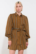 GIVE IT A GO WOVEN MINI DRESS - By Baano