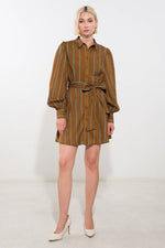 GIVE IT A GO WOVEN MINI DRESS - By Baano