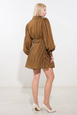 GIVE IT A GO WOVEN MINI DRESS - By Baano