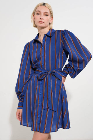 GIVE IT A GO WOVEN MINI DRESS - By Baano