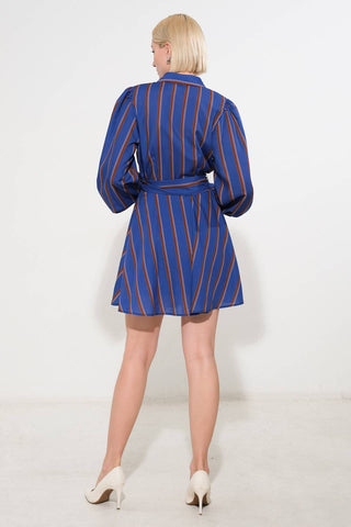GIVE IT A GO WOVEN MINI DRESS - By Baano