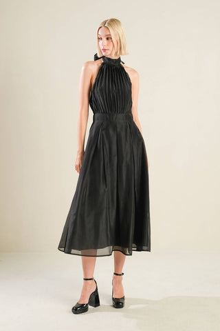 INVITATION TO LOVE WOVEN MIDI DRESS - By Baano