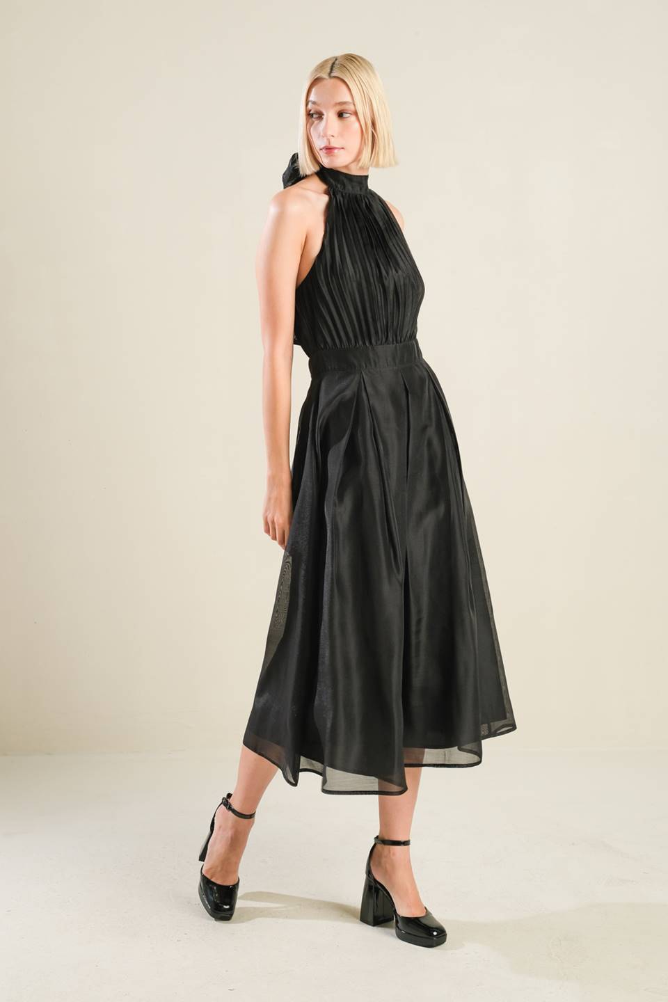 INVITATION TO LOVE WOVEN MIDI DRESS - By Baano