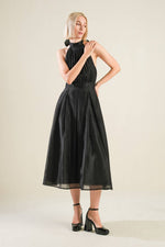 INVITATION TO LOVE WOVEN MIDI DRESS - By Baano