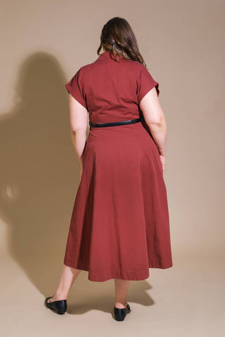 PERFECT BALANCE WOVEN MIDI DRESS - By Baano