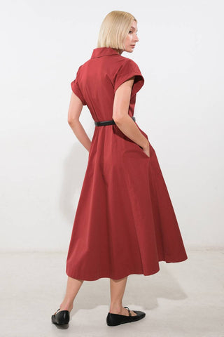 PERFECT BALANCE WOVEN MIDI DRESS - By Baano
