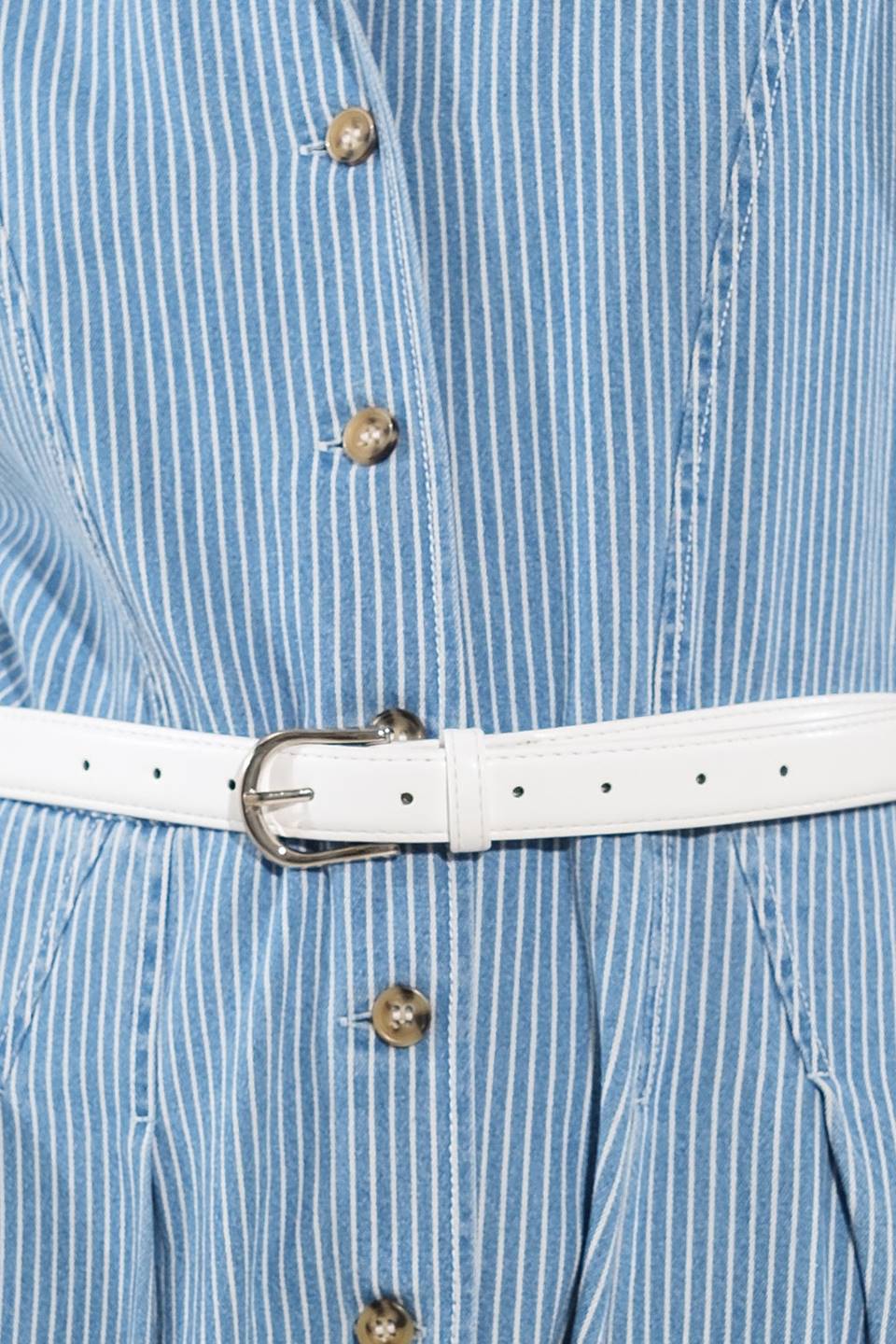 SOAK IN THE SUN DENIM MIDI DRESS - By Baano