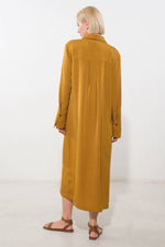 STATE OF BLISS WOVEN MIDI DRESS - By Baano