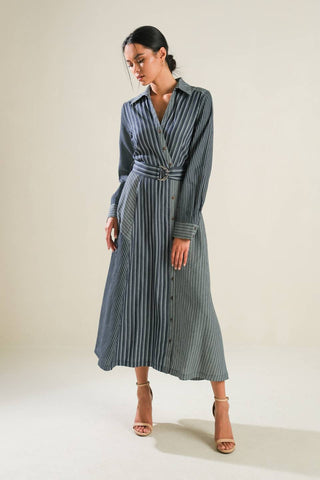 FOREVER DAYDREAMING WOVEN MIDI DRESS - By Baano