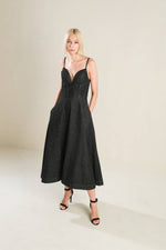 YOU ARE MY SUNSHINE DENIM MIDI DRESS - By Baano